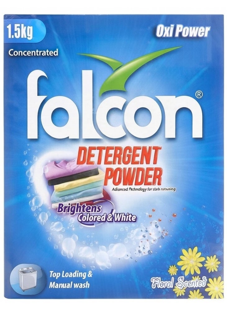 Oxi Power Detergent Powder Floral Scent Brightens Colored & White 1.5 Kg